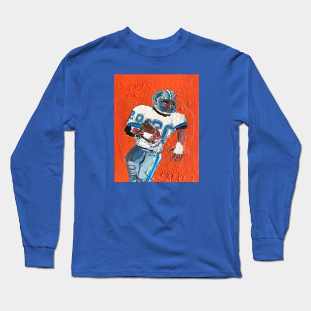 Barry Sanders Long Sleeve T-Shirt by ElSantosWorld